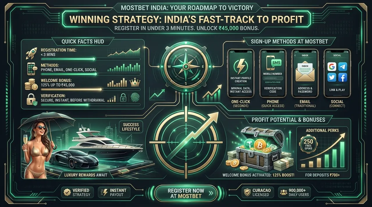 Mostbet registration